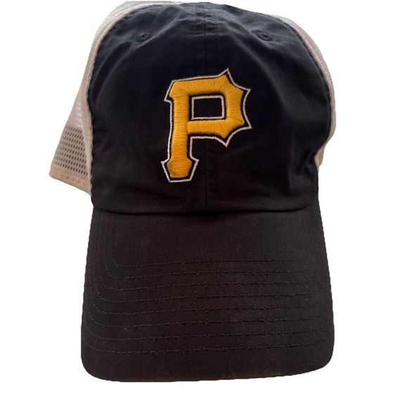 Pittsburgh Pirates MLB Men's Nike Heritage86 Adjustable Strapback Mesh Cap Hat - Picture 2 of 6